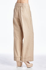 Larry Levine Pant with Waist Tie Pants - Tophatter Daily Deals