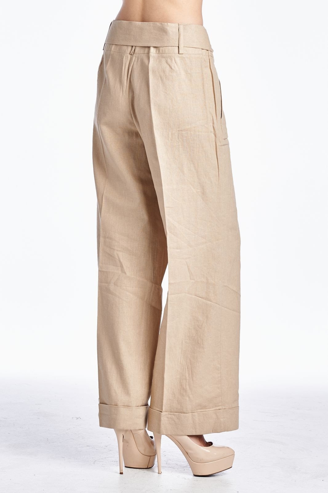 Larry Levine Pant with Waist Tie Pants - Tophatter Daily Deals
