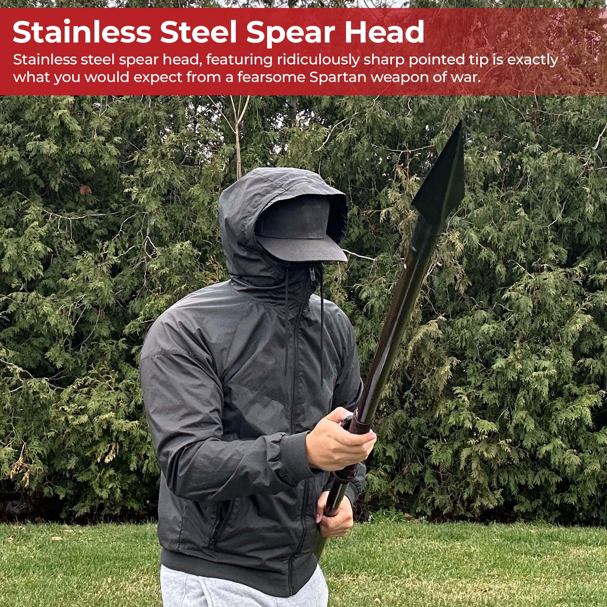 Spear of Sparta Warrior Spear historical period - Tophatter Daily Deals