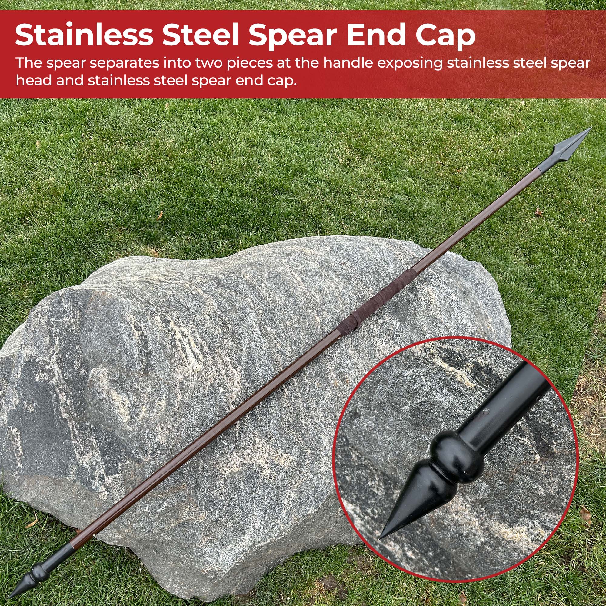 Spear of Sparta Warrior Spear historical period - Tophatter Daily Deals