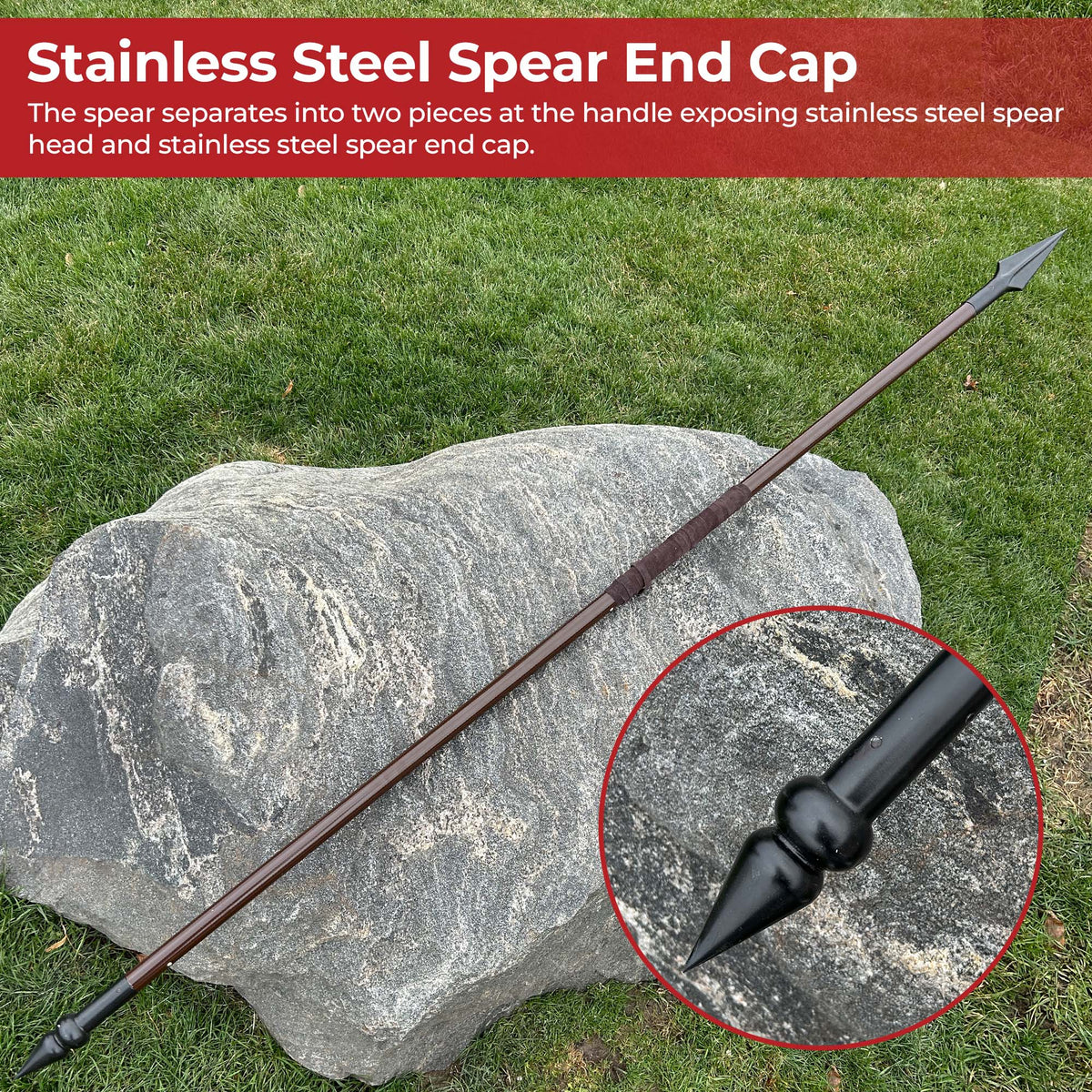 Spear of Sparta Warrior Spear historical period - Tophatter Daily Deals