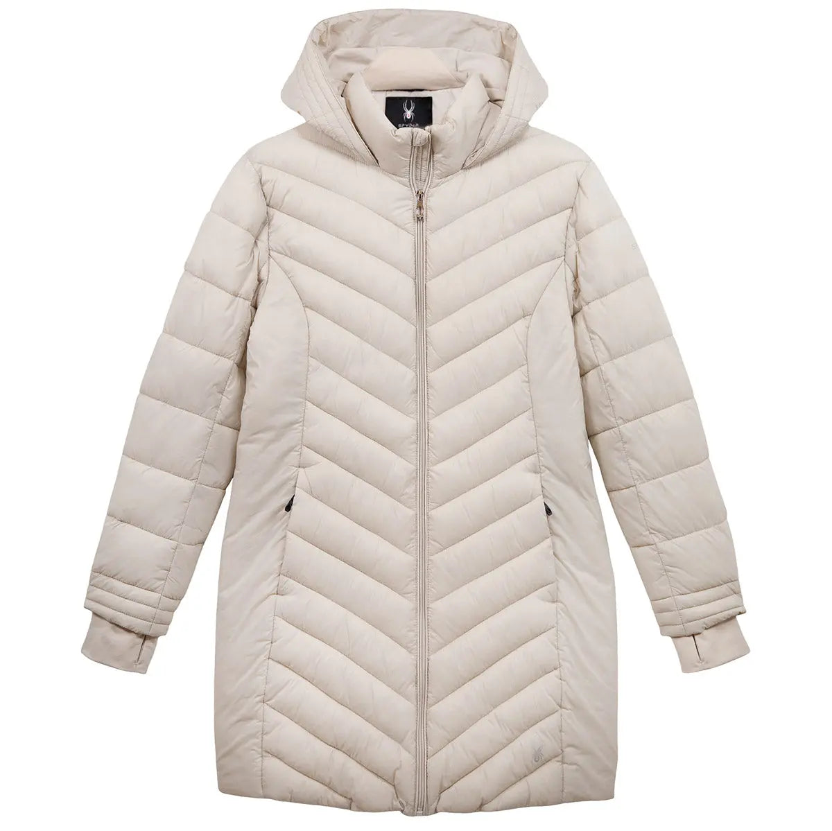 Spyder Women's Boundless Long Puffer Coat Jackets - Tophatter Daily Deals