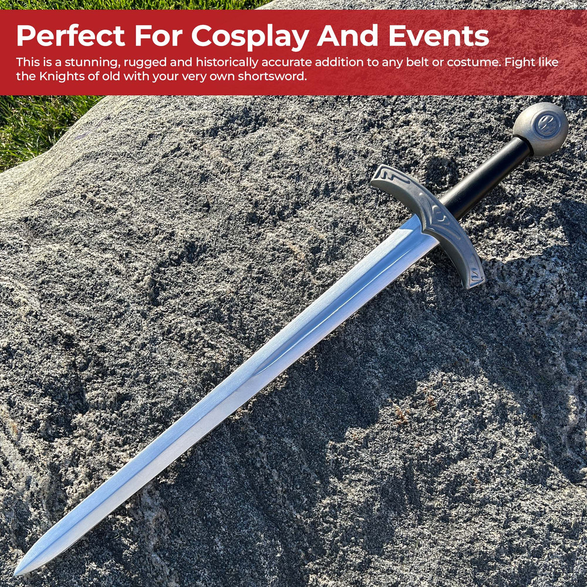 Spherical Pommel Knightly Foam Shortsword swords - Tophatter Daily Deals