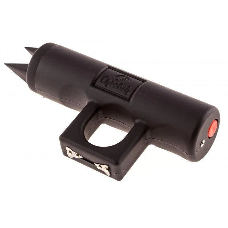 SPIKED JOGGER STUN GUN WITH ALARM AND USB CHARGER Black - Tophatter Daily Deals