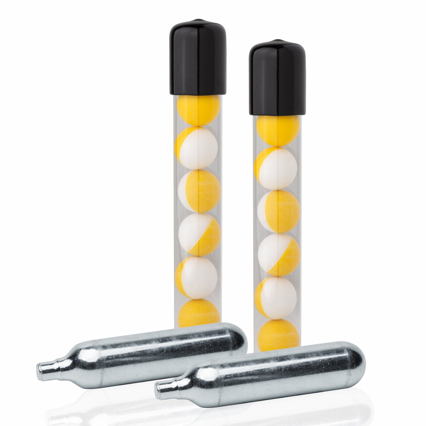 14 Inert 0.68 Cal Projectiles + 2 CO2 Cartridges Live Rounds - Tophatter Daily Deals