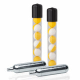 14 Inert 0.68 Cal Projectiles + 2 CO2 Cartridges Live Rounds - Tophatter Daily Deals