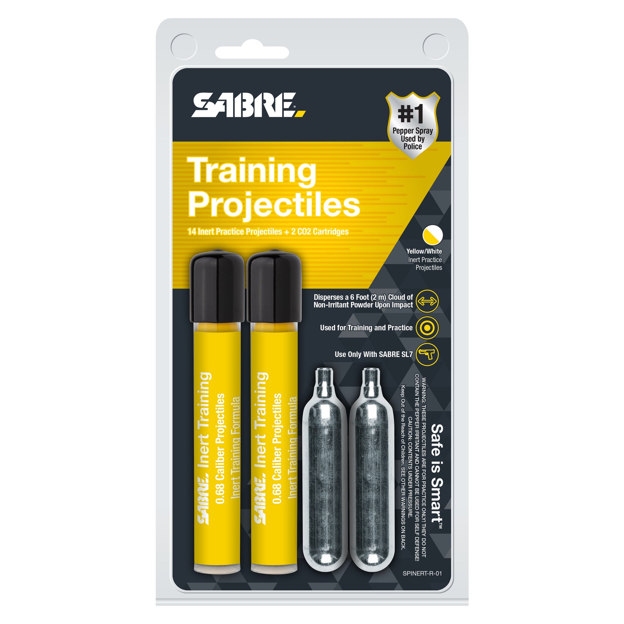 14 Inert 0.68 Cal Projectiles + 2 CO2 Cartridges Live Rounds - Tophatter Daily Deals
