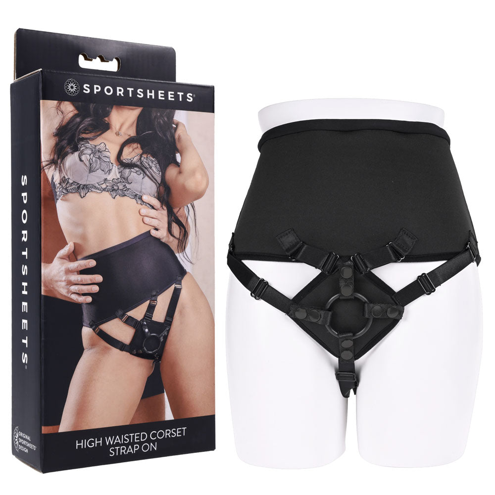 Sportsheets High Waisted Corset Strap-On – Supportive Comfortable Harness > Dildos > Strap On Harnesses - Tophatter Daily Deals