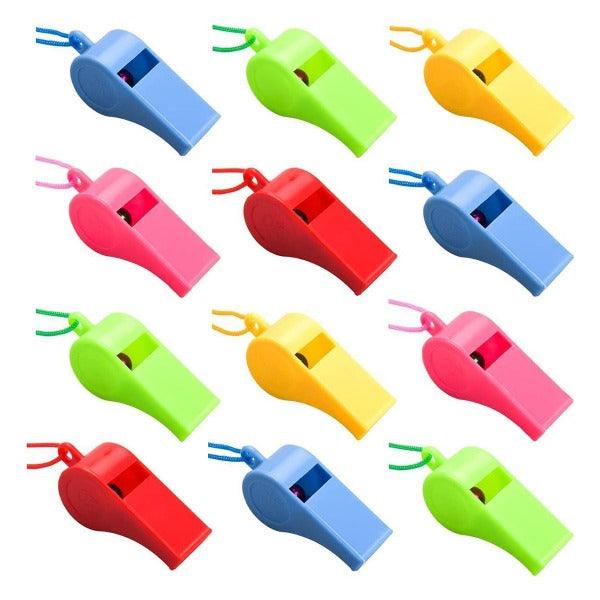 Sports Whistles with Lanyard - 12 Packs of Loud Crisp Sound Sports & Outdoor - Tophatter Daily Deals