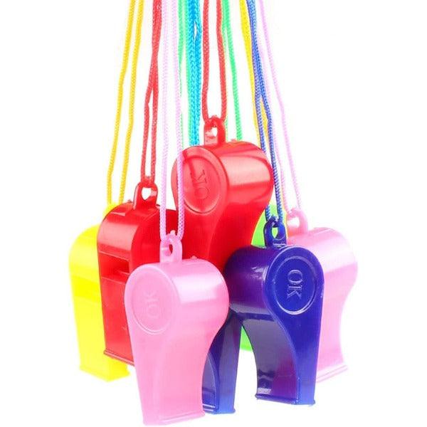 Sports Whistles with Lanyard - 12 Packs of Loud Crisp Sound Sports & Outdoor - Tophatter Daily Deals