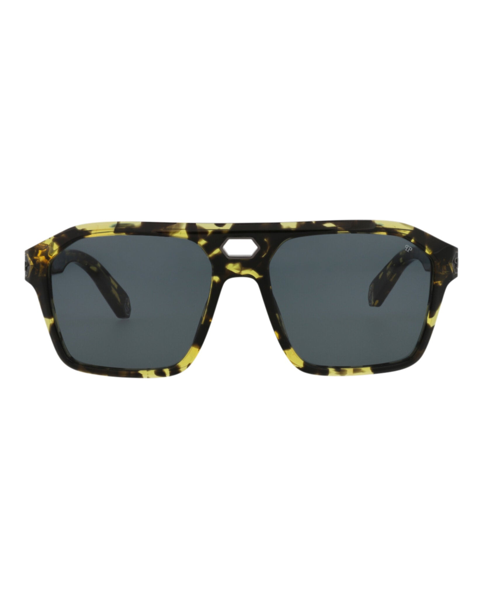 Philipp Plein Aviator-Frame Acetate Sunglasses Brown Sunglasses - Tophatter Daily Deals