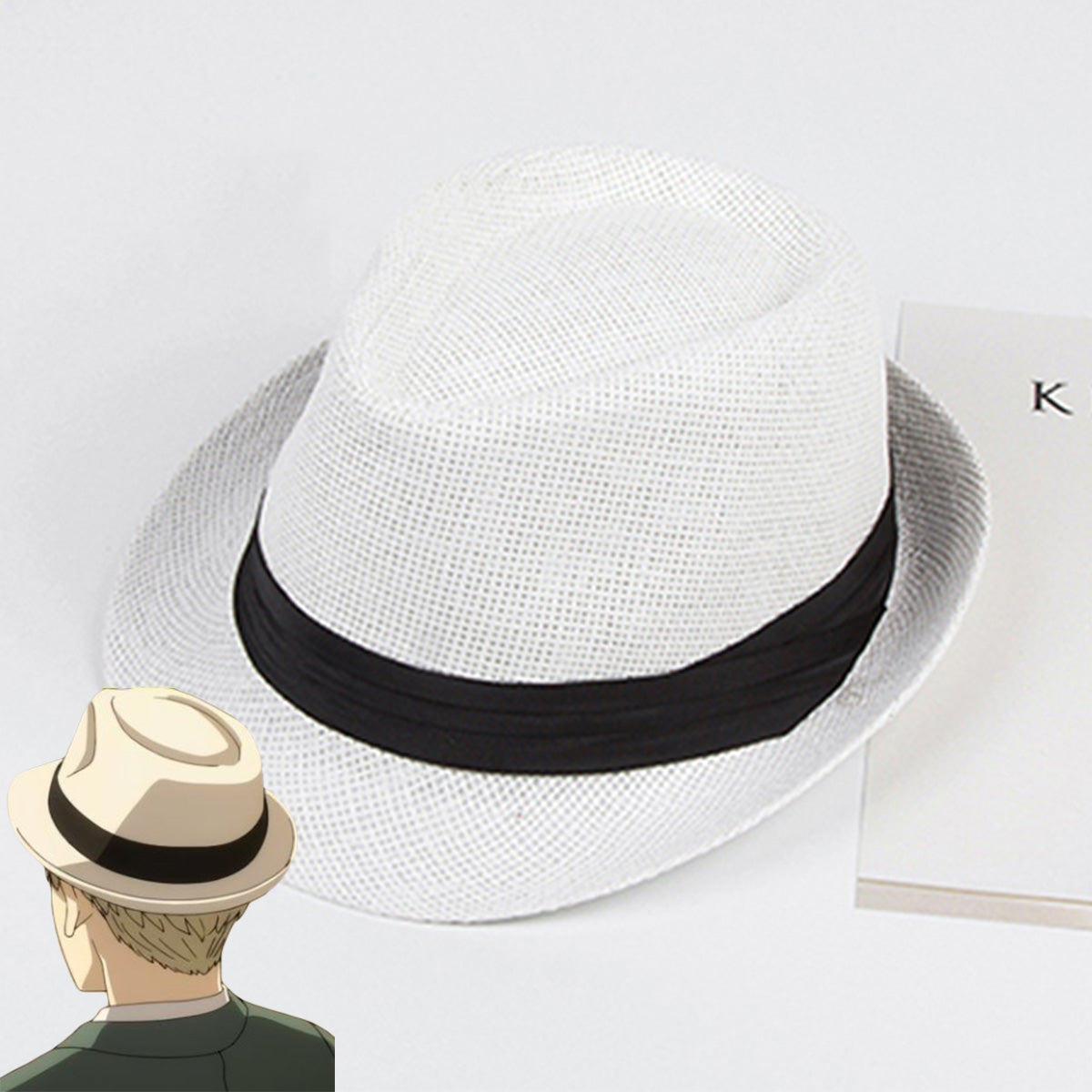 SPY×FAMILY Loid Forger White Hat Cosplay Accessory Prop Prop - Tophatter Daily Deals