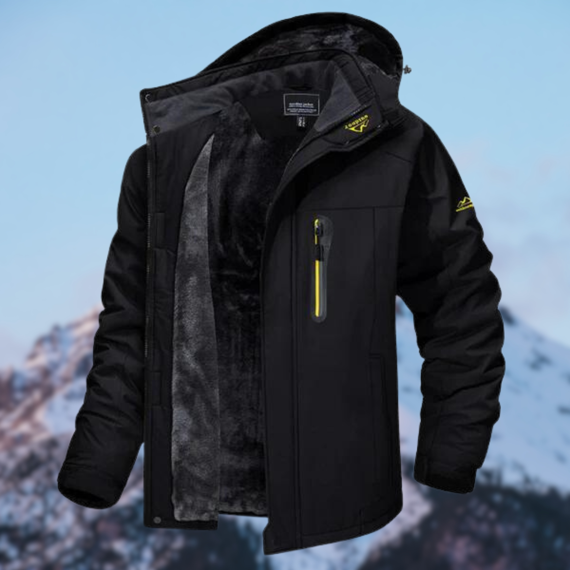 Waterproof Men’s Winter Jacket - Hooded, Insulated Cold - Tophatter Daily Deals