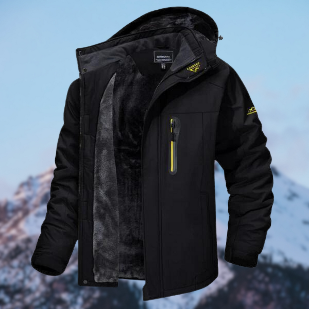 Waterproof Men’s Winter Jacket - Hooded, Insulated Cold - Tophatter Daily Deals
