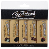 GoodHead Slick Head Glide – 5 Pack Water-Based Flavored Lubricant Set > Lube > Oral Gels & Sprays - Tophatter Daily Deals