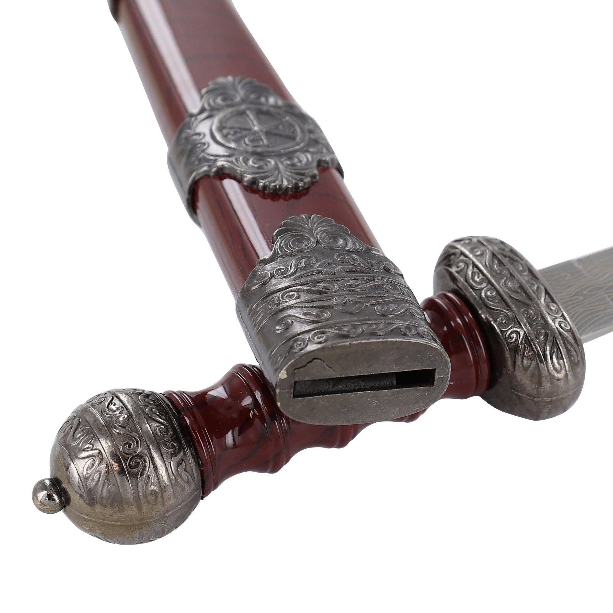 Roman Elite Small Etched Wave Pattern Gladius Pugio Dagger knives - Tophatter Daily Deals