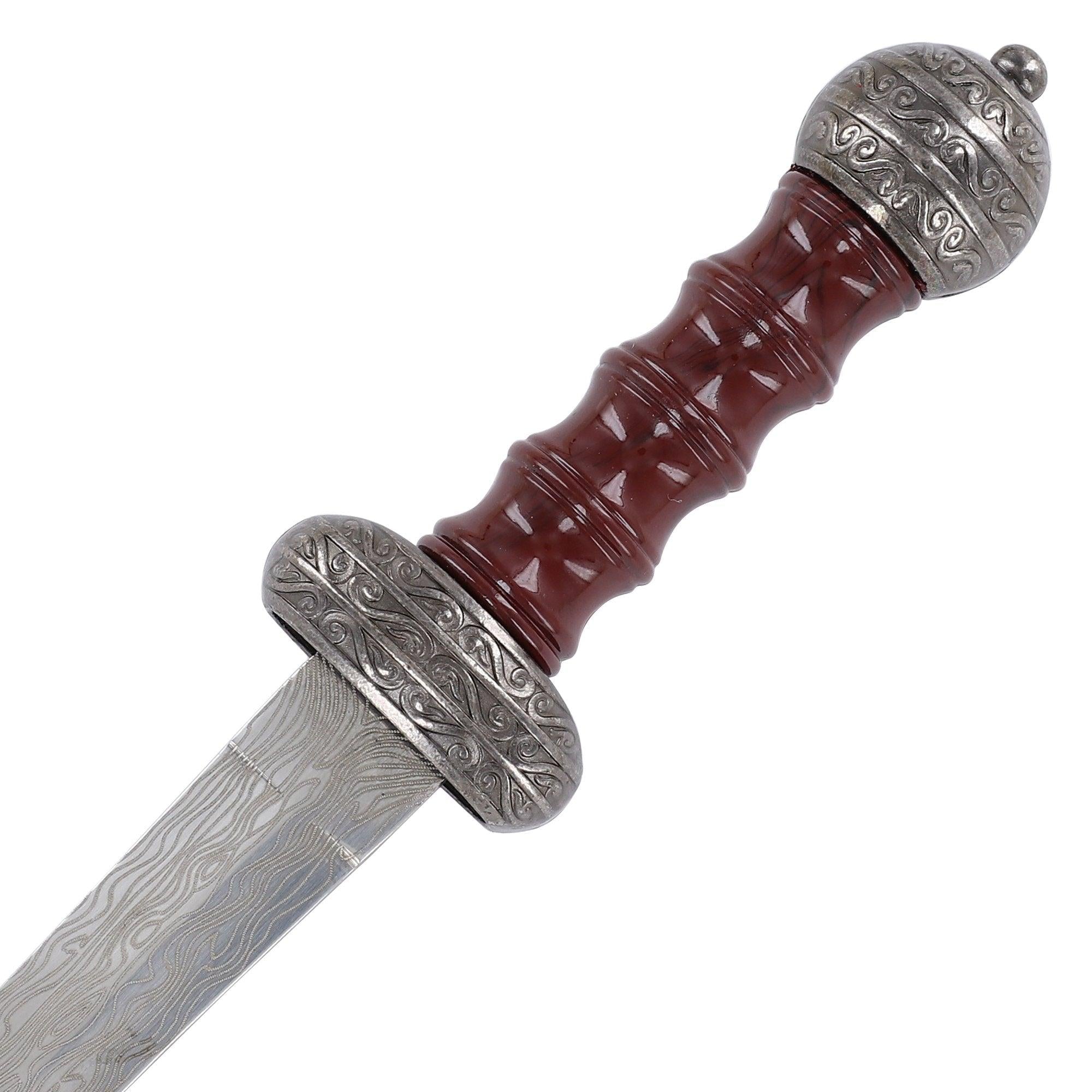 Roman Elite Small Etched Wave Pattern Gladius Pugio Dagger knives - Tophatter Daily Deals
