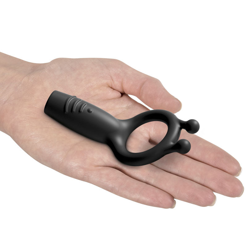 Sir Richards Vibrating Silicone Super C-Ring 4.8 Inch Grey Rechargeable > Cock Ring > Vibrating - Tophatter Daily Deals