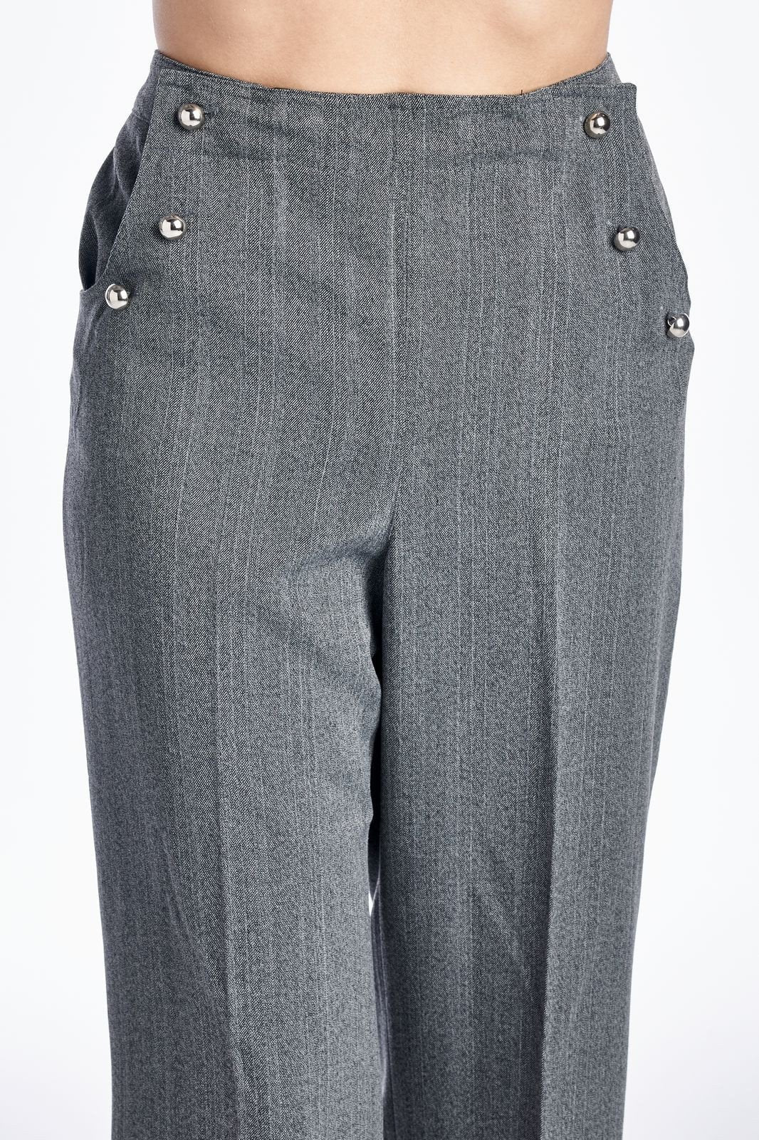 Larry Levine SPT Grey Stretch Capris Capris - Tophatter Daily Deals
