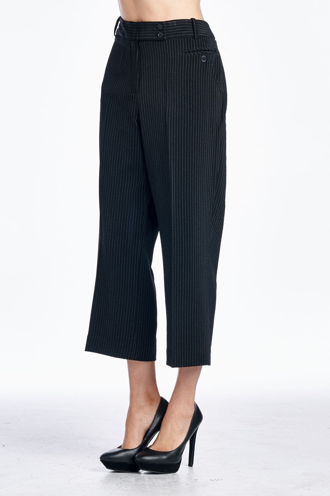 Larry Levine Career Capris Capris - Tophatter Daily Deals
