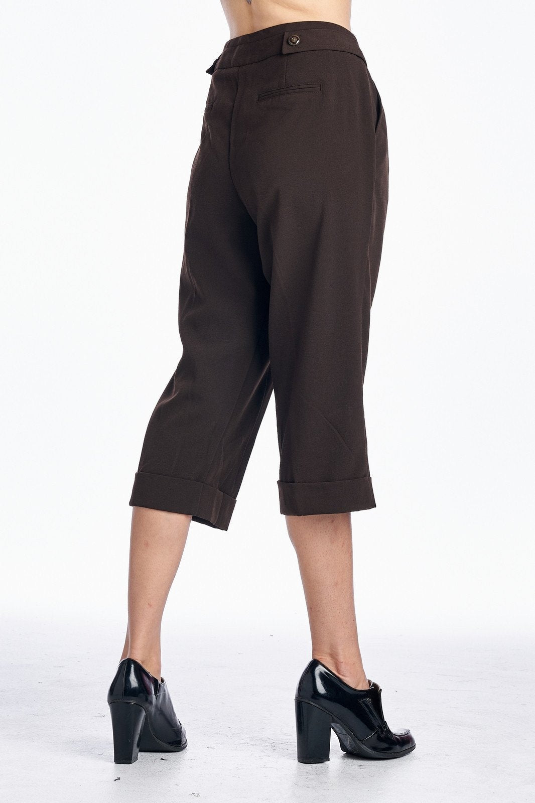 Larry Levine Capris Capris - Tophatter Daily Deals