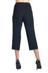 Larry Levine Stretch Capris Capris - Tophatter Daily Deals