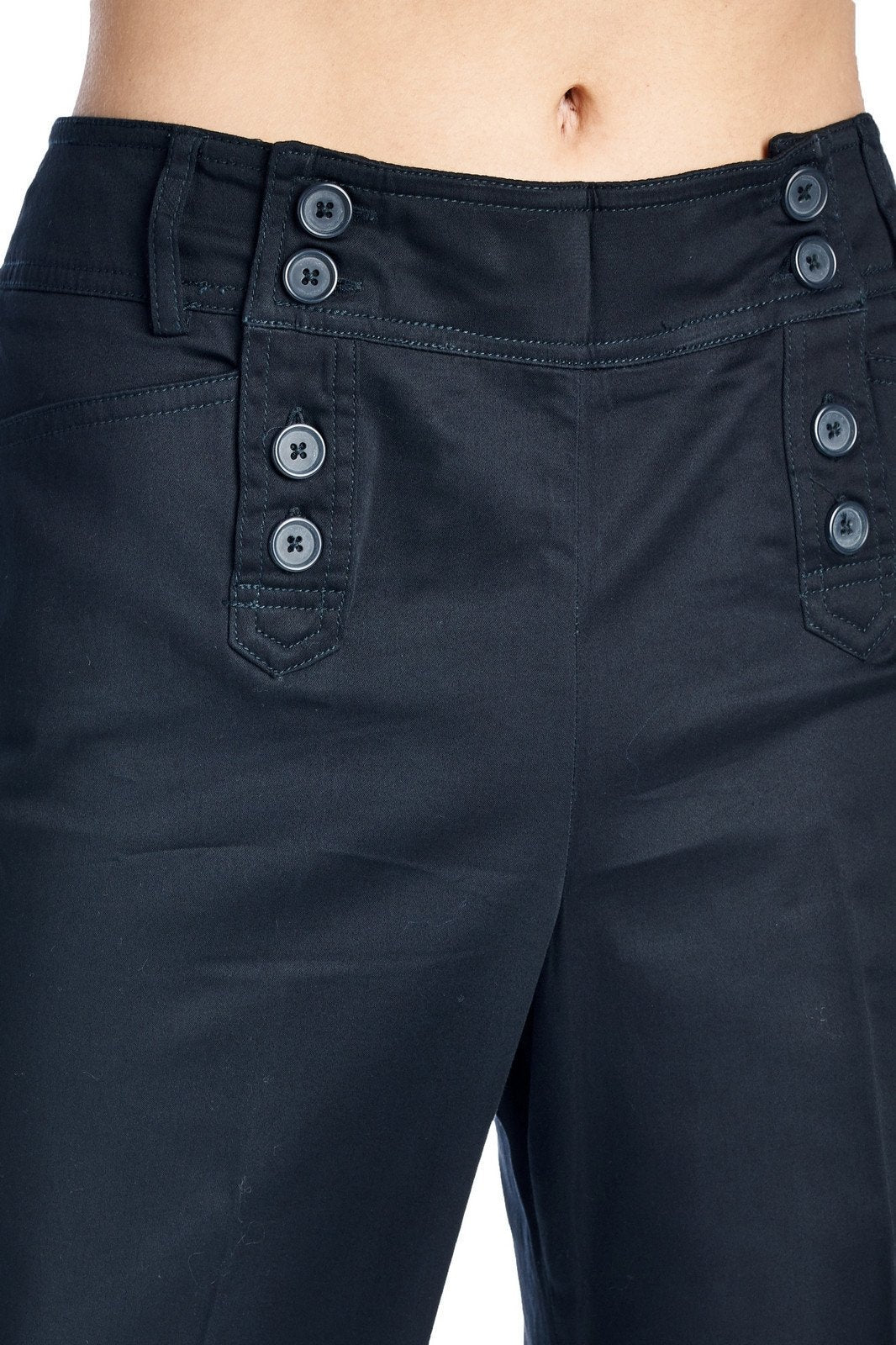 Larry Levine Stretch Capris Capris - Tophatter Daily Deals
