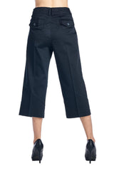 Larry Levine Stretch Capris Capris - Tophatter Daily Deals