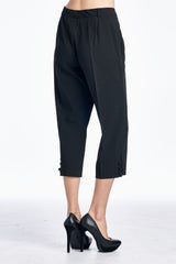 Larry Levine Sleek & Slim Capris Capris - Tophatter Daily Deals