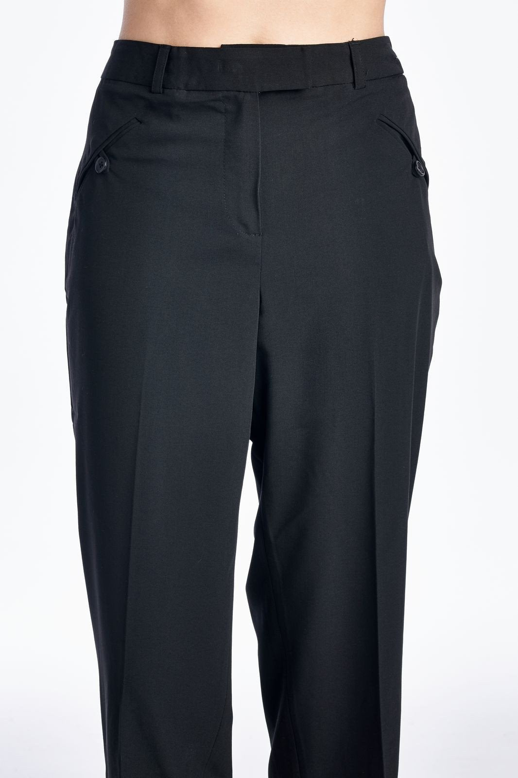 Larry Levine Sleek & Slim Capris Capris - Tophatter Daily Deals