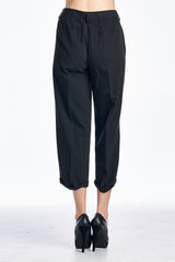 Women's Black Sleek & Slim Capris Capris - Tophatter Daily Deals
