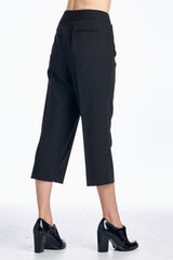 Larry Levine Waist Studded Capris Capris - Tophatter Daily Deals