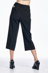 Larry Levine Stretch Tailored Capris Capris - Tophatter Daily Deals