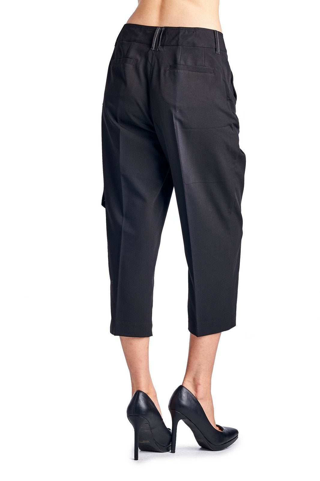 Larry Levine Capris Capris - Tophatter Daily Deals