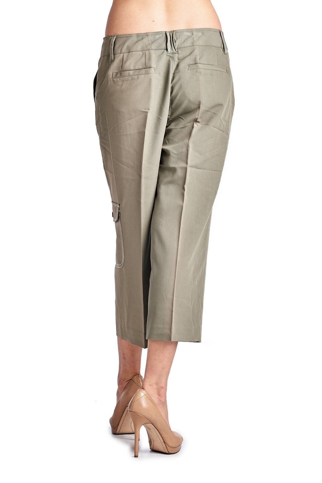 Larry Levine Capris Capris - Tophatter Daily Deals