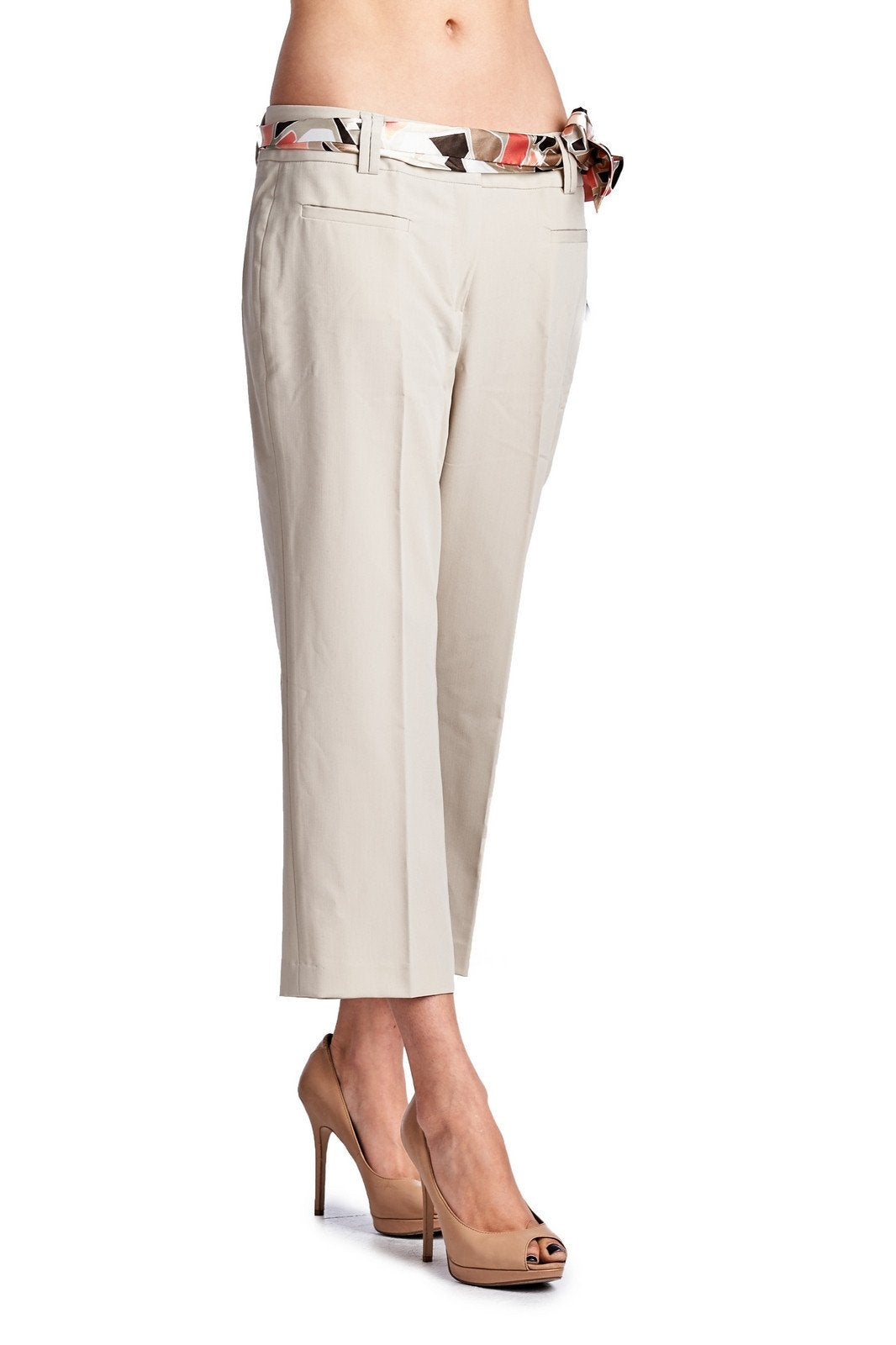 Larry Levine Capris New Stone Capris - Tophatter Daily Deals