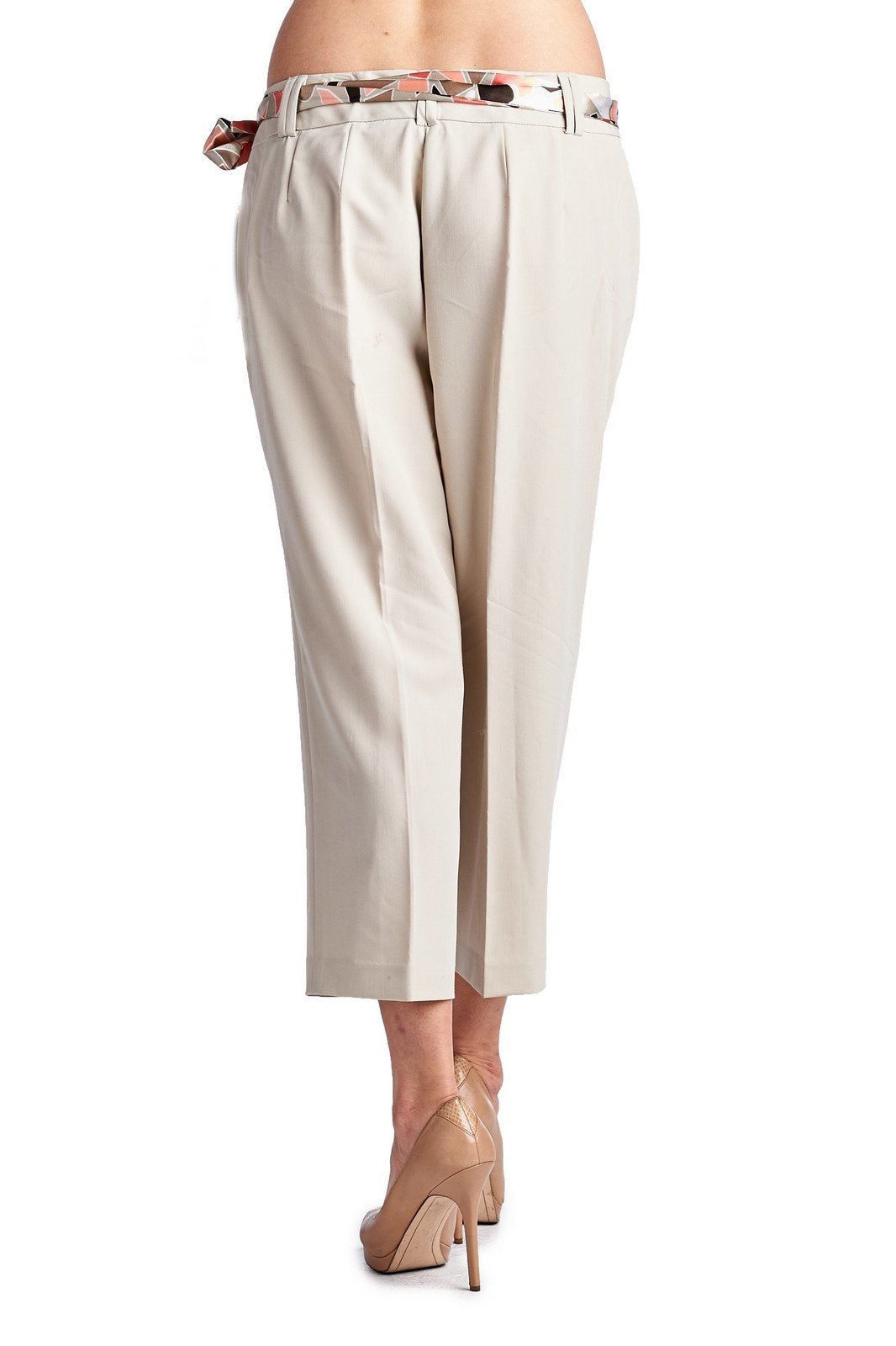 Larry Levine Capris Capris - Tophatter Daily Deals