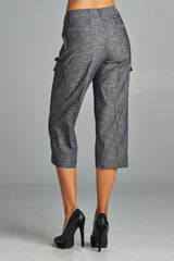 Women's Linen Capris Capris - Tophatter Daily Deals
