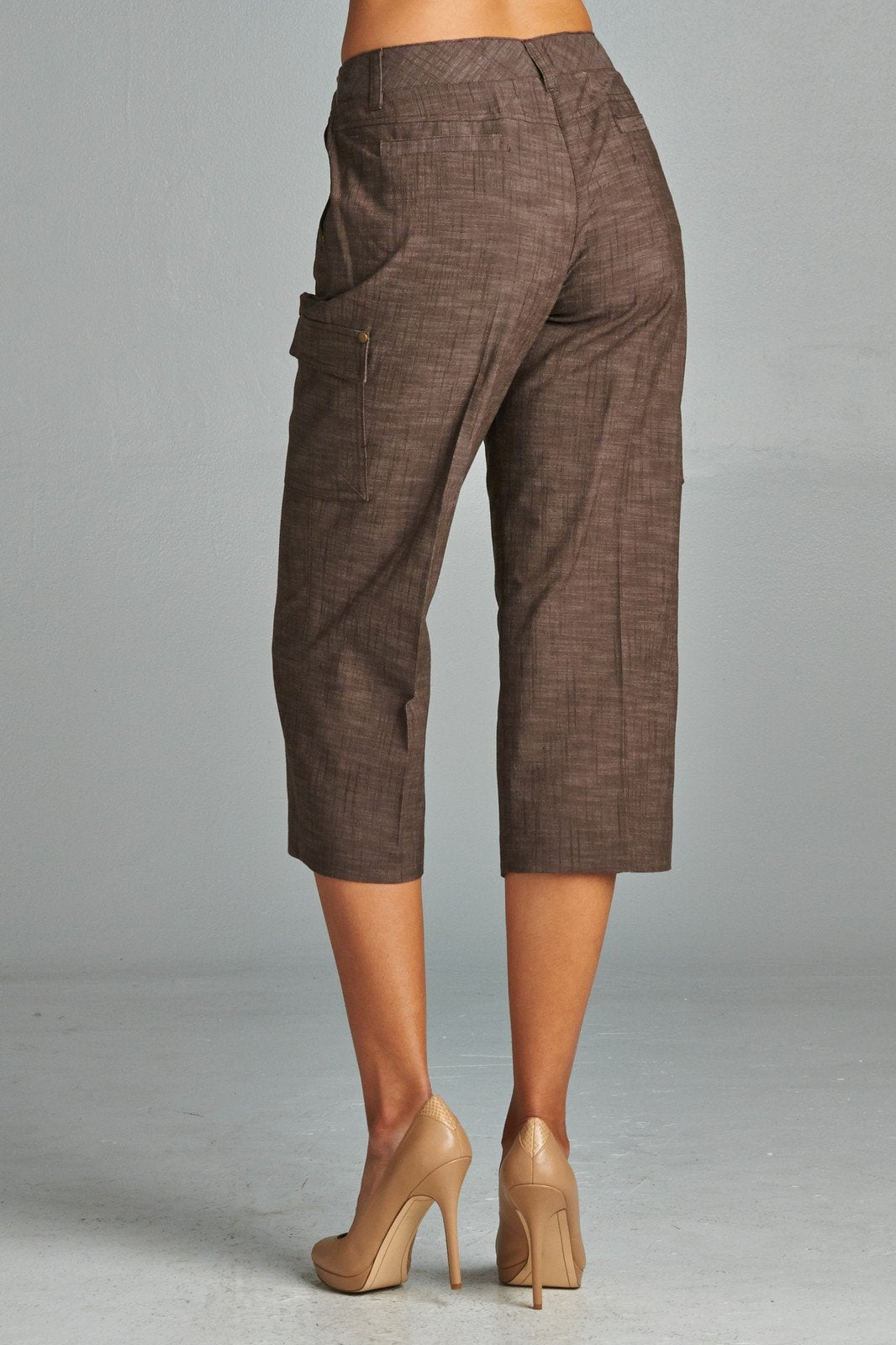 Women's Linen Capris Capris - Tophatter Daily Deals
