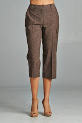 Women's Linen Capris Capris - Tophatter Daily Deals