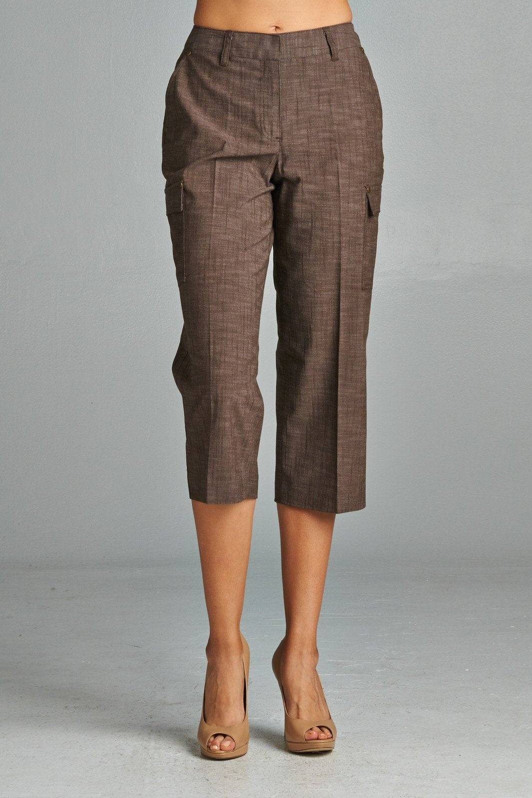 Women's Linen Capris Capris - Tophatter Daily Deals