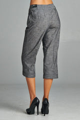 Women's Linen Capris Capris - Tophatter Daily Deals