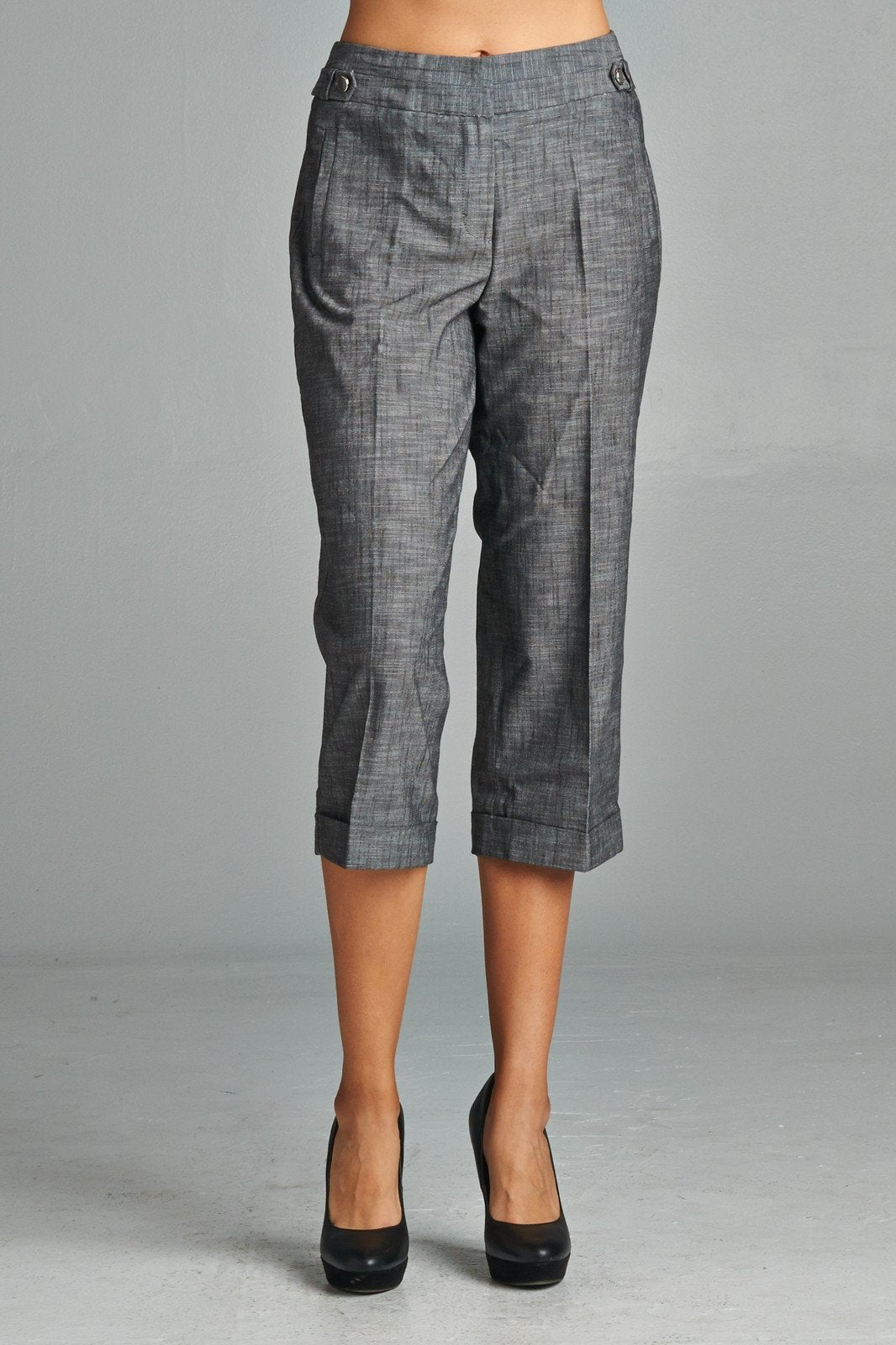 Women's Linen Capris Capris - Tophatter Daily Deals