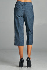 Women's Dark Navy Capris Capris - Tophatter Daily Deals