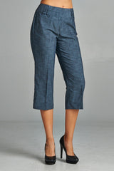Women's Dark Navy Capris Dark Navy 2 Capris - Tophatter Daily Deals