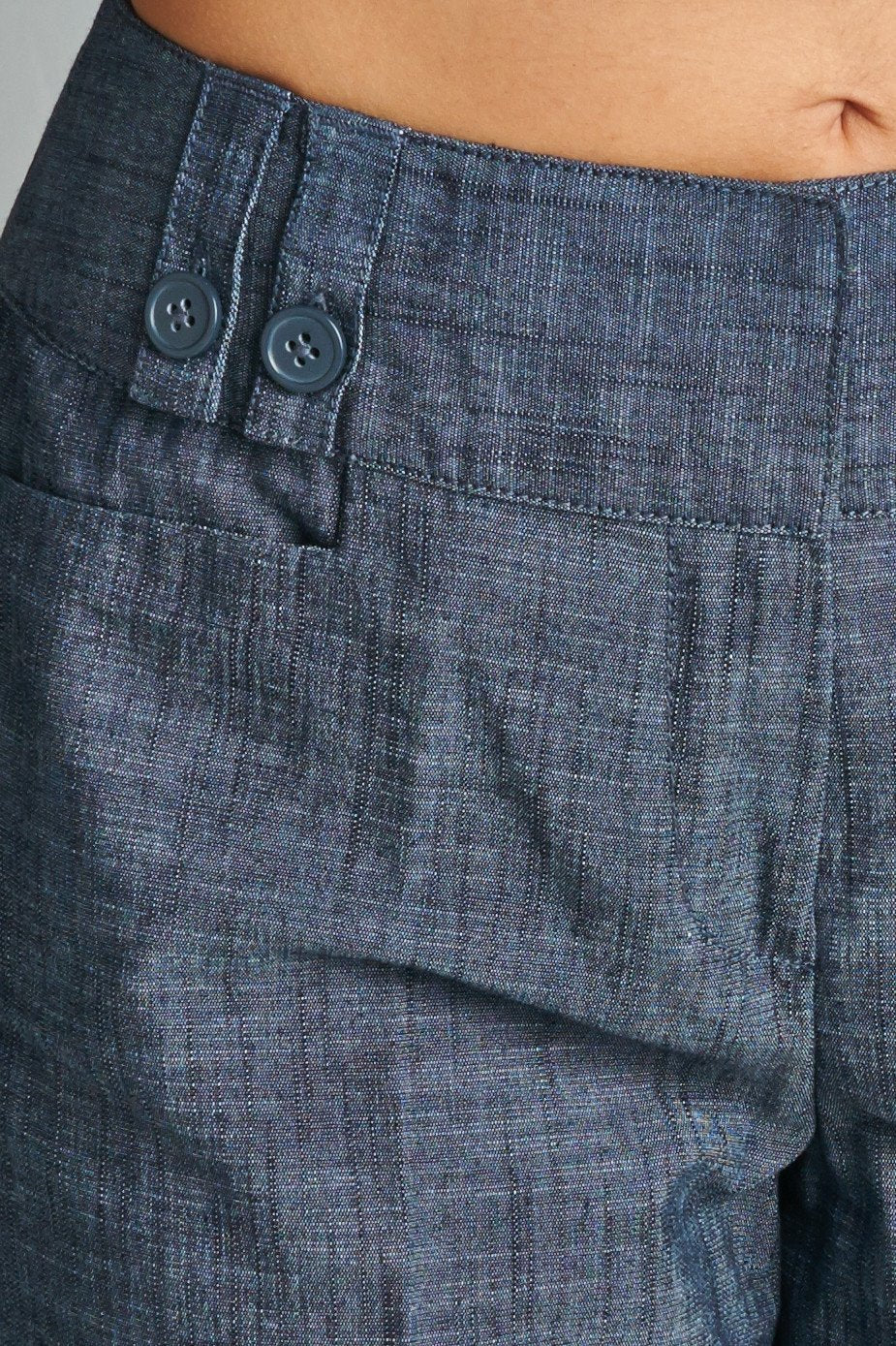 Women's Dark Navy Capris Capris - Tophatter Daily Deals