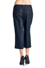 Larry Levine Linen Capris Capris - Tophatter Daily Deals