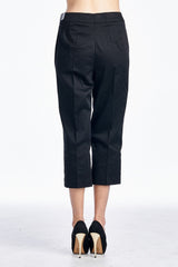 Larry Levine Front Zipper Capris Capris - Tophatter Daily Deals