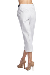 Larry Levine Front Zipper Capris Capris - Tophatter Daily Deals