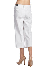 Larry Levine Stretch Capris Capris - Tophatter Daily Deals